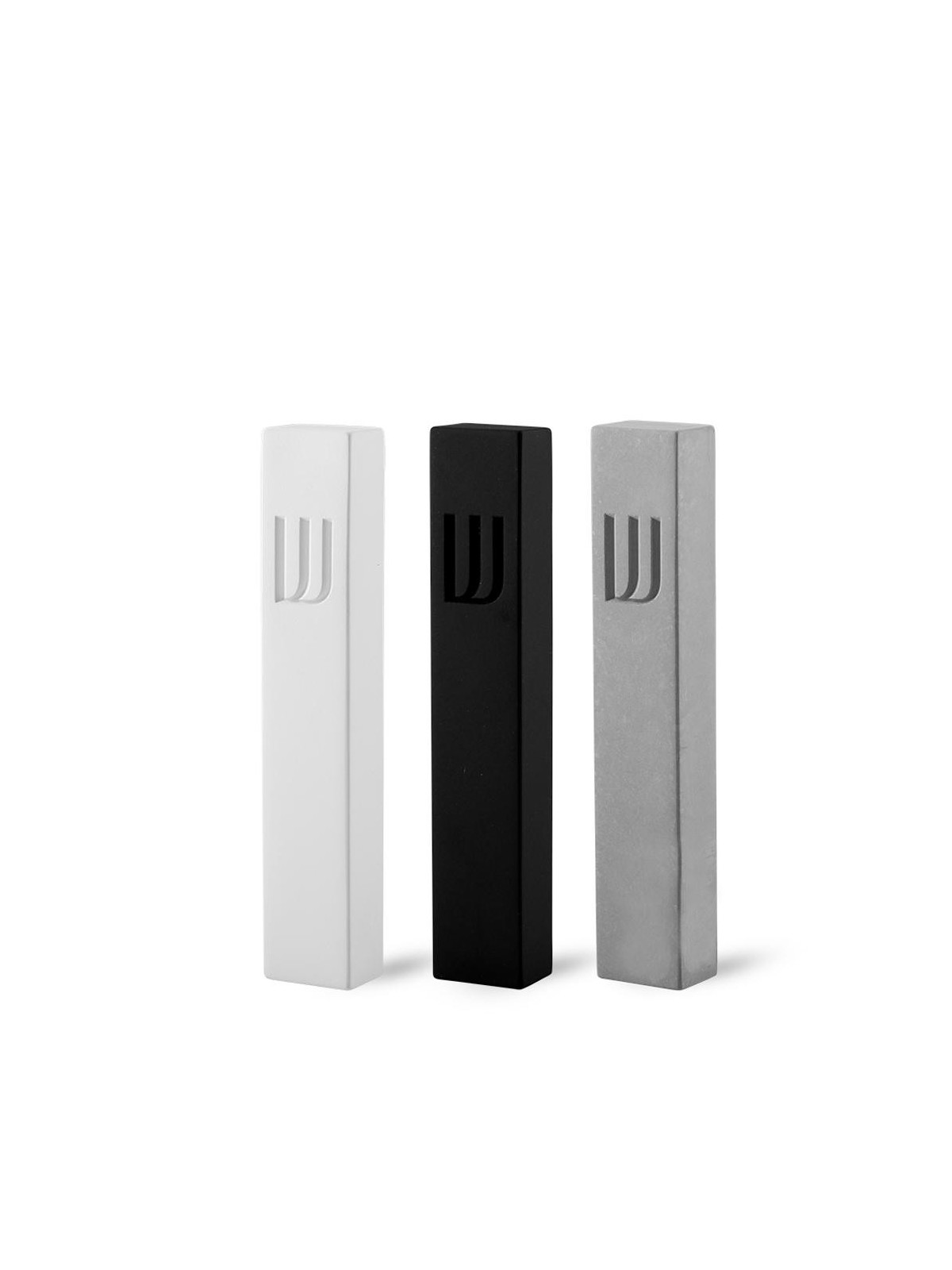 Unique Modern Judaica - Ciment Mezuzah Case , Grandes Mezuzahs , Israélien