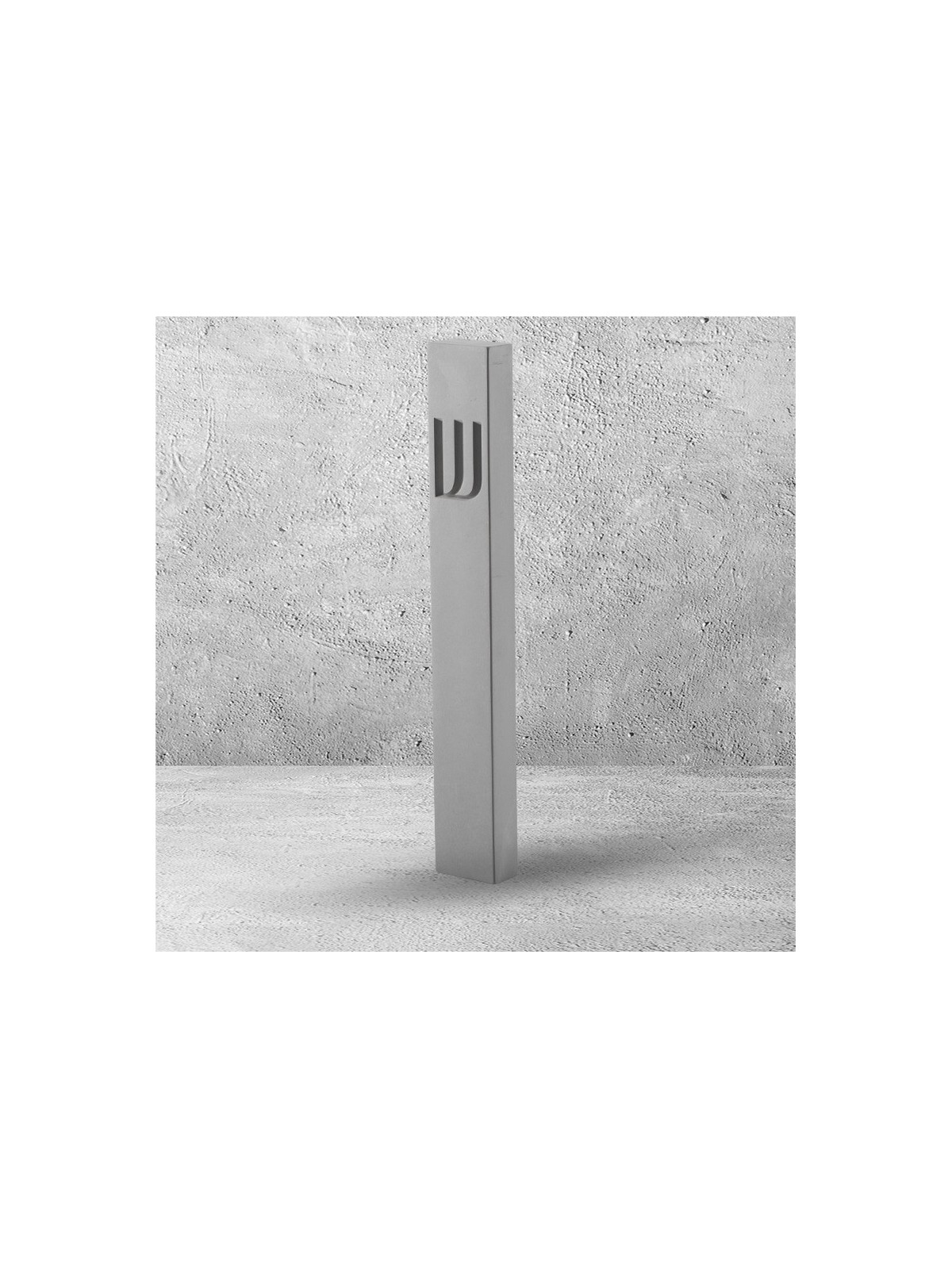 Unique Modern Judaica - Cement Mezuzah Case , Large Mezuzahs , Israeli