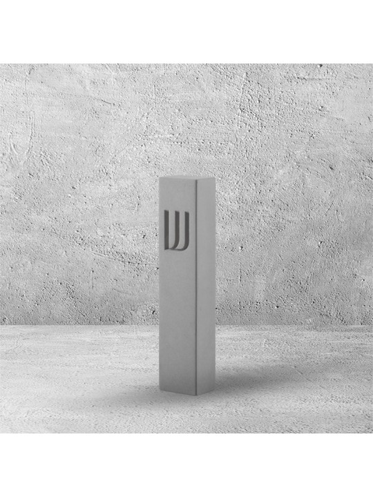 Unique Modern Judaica - Ciment Mezuzah Case , Grandes Mezuzahs , Israélien