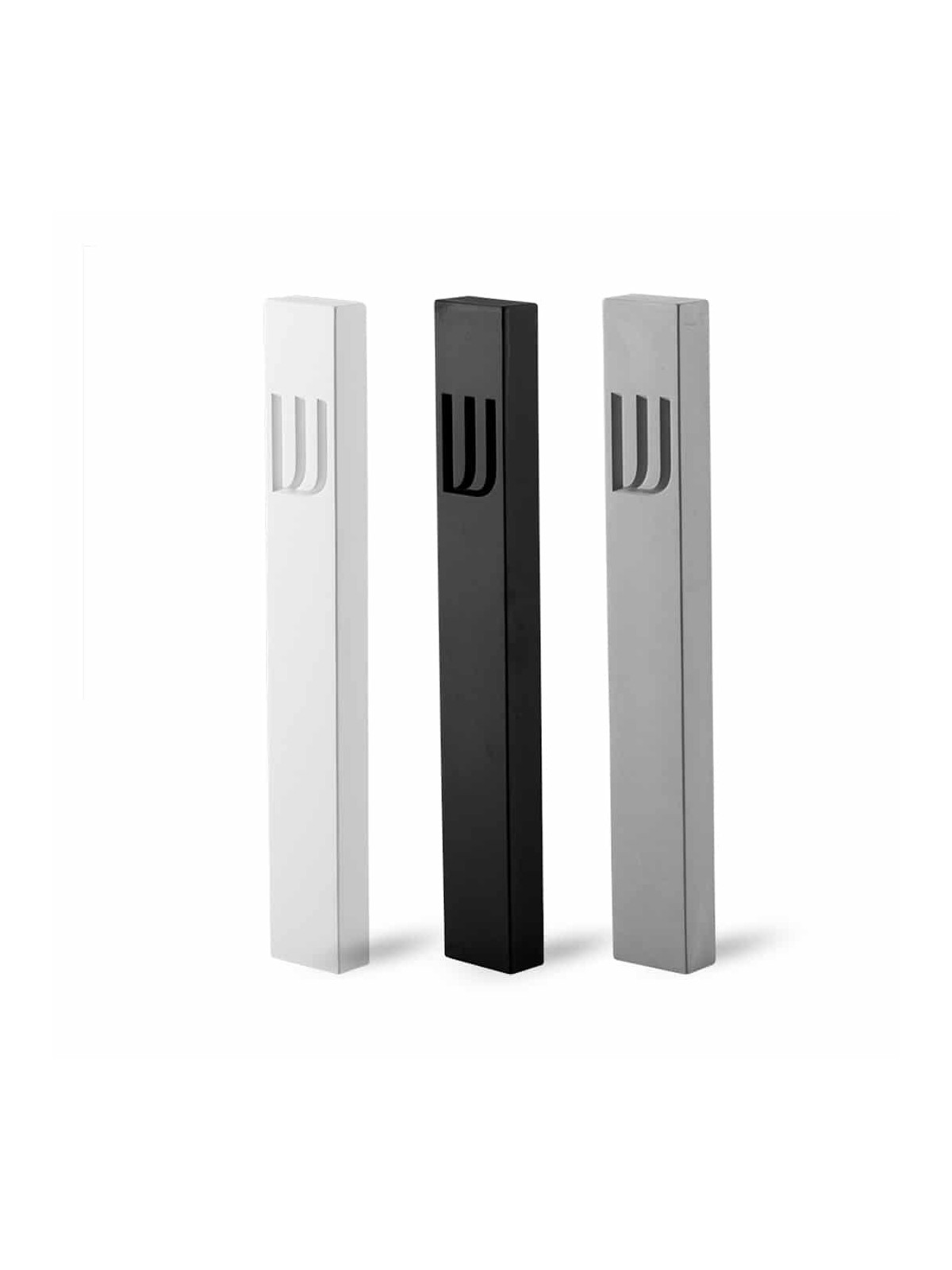 Unique Modern Judaica - Cement Mezuzah Case , Large Mezuzahs , Israeli