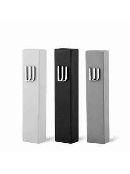 Beau boîtier Mezuzah en ciment moderne, cadeaux Tu B'Av, Judaica israélien