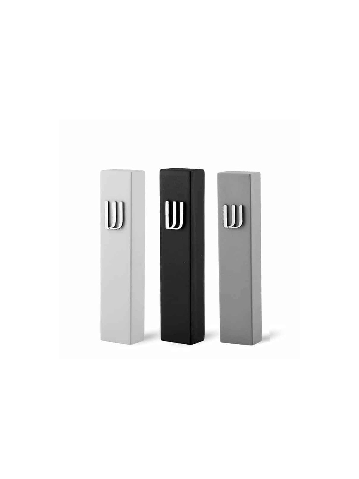 Beautiful Modern Cement Mezuzah Case , Tu B'Av Gifts , Israeli Judaica