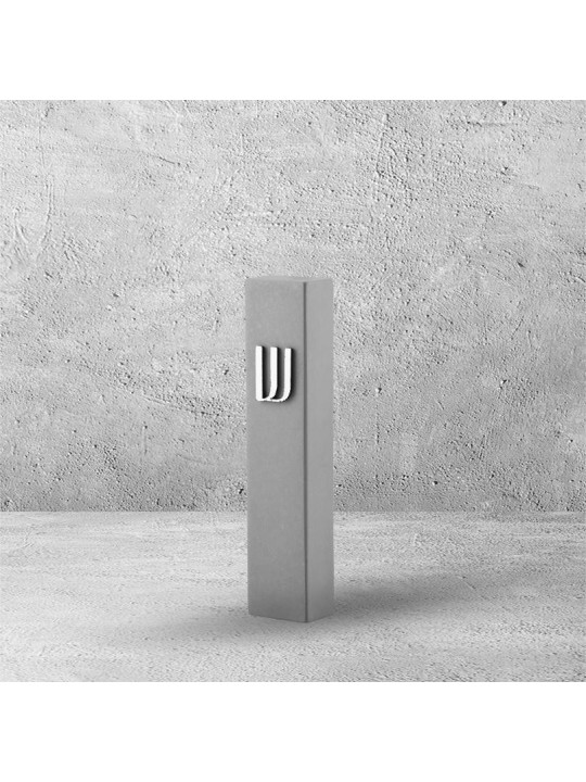 Beautiful Modern Cement Mezuzah Case , Tu B'Av Gifts , Israeli Judaica