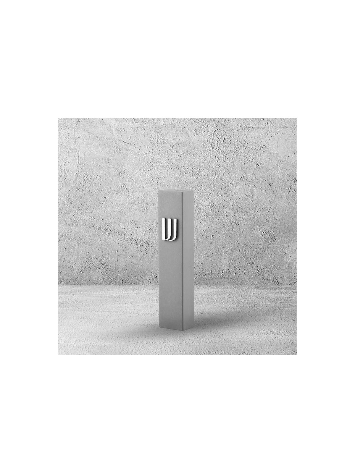 Beau boîtier Mezuzah en ciment moderne, cadeaux Tu B'Av, Judaica israélien