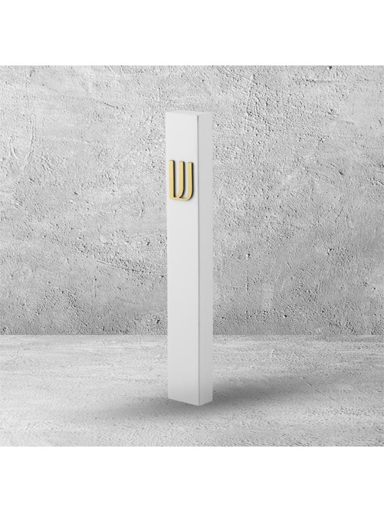 Étui Mezuzah en béton moderne minimaliste, cadeaux Tu B'Av, Juda israélien