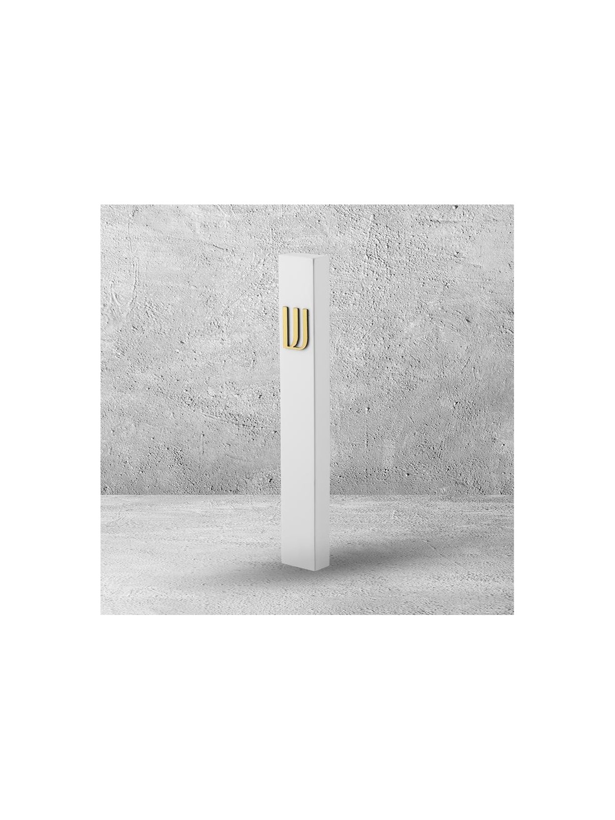 Étui Mezuzah en béton moderne minimaliste, cadeaux Tu B'Av, Juda israélien