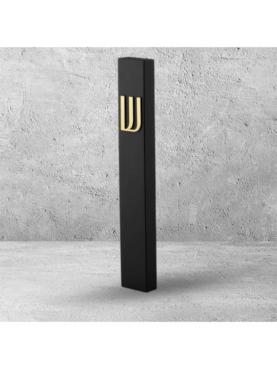 Minimalist Modern Concrete Mezuzah Case , Tu B'Av Gifts , Israeli Juda