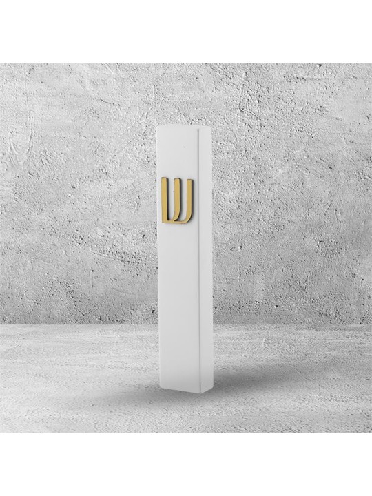 Étui Mezuzah en béton moderne minimaliste, cadeaux Tu B'Av, Juda israélien