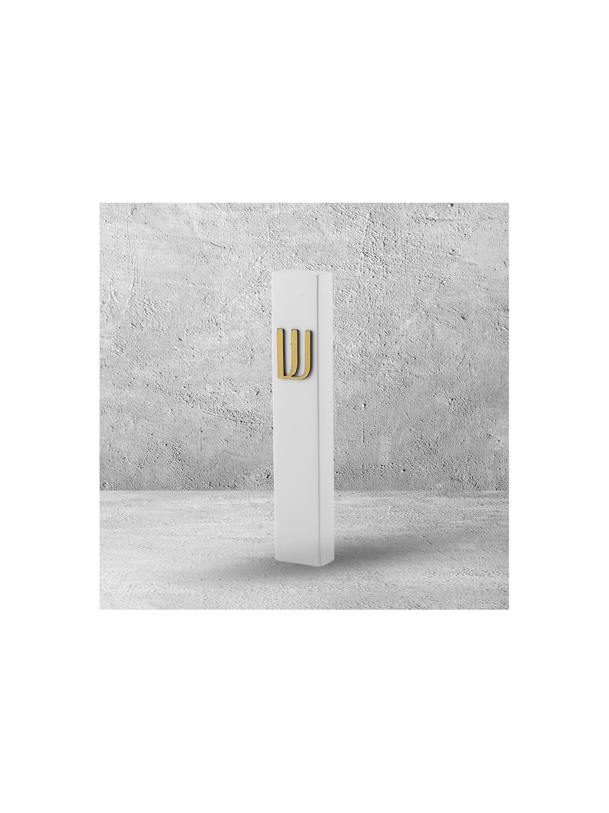 Étui Mezuzah en béton moderne minimaliste, cadeaux Tu B'Av, Juda israélien