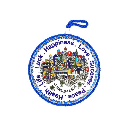 Ceramic Wall Plaque Armenian Jerusalem Images Engl... | Misc Blessings