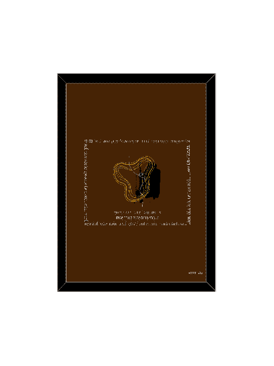 Modern Judaica Art Décor - "Chapter 23 Psalms" , Daniella Sitbon , Isr