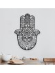 Hamsa Wall Hanging with Evil Eye From Metal - Cust , Hamsa Wall Art ,
