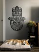 Hamsa Tenture murale avec mauvais œil en métal - Cust , Hamsa Wall Art ,