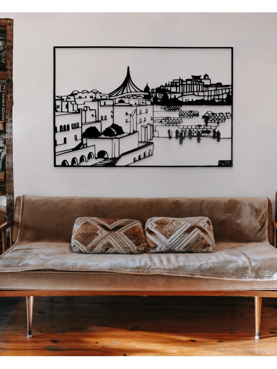 Custom Sizes Unique and Beautiful Metal Jerusalem  , Yigal Natani , Is