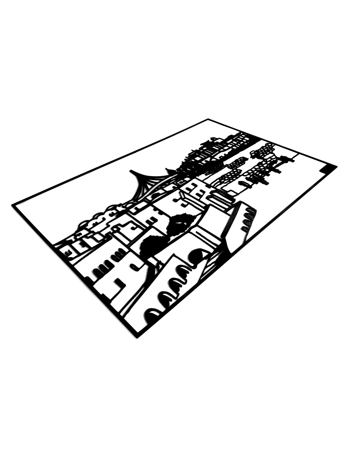Custom Sizes Unique and Beautiful Metal Jerusalem  , Yigal Natani , Is