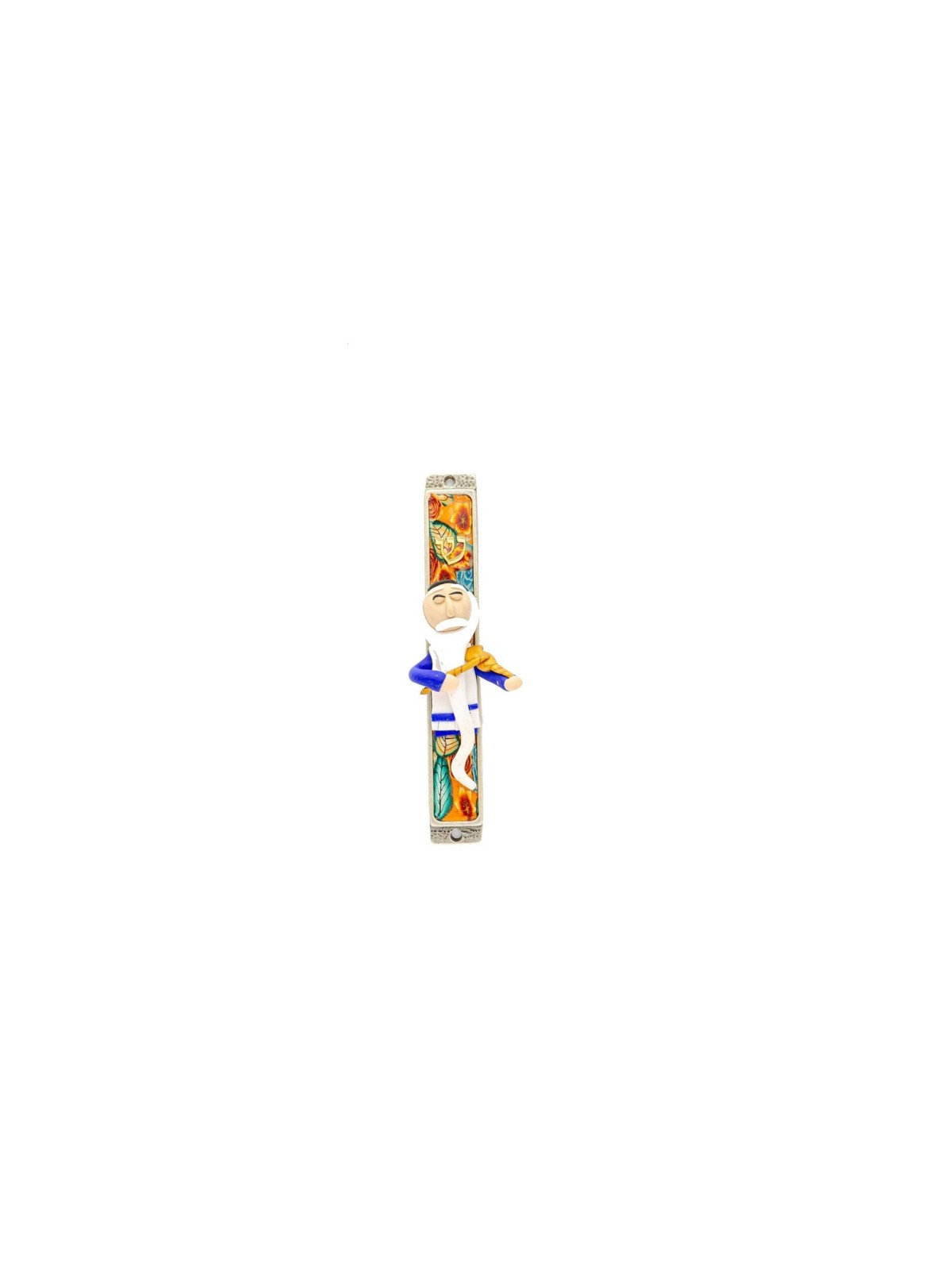 Rabbi Mazak Mezuzah fait à la main, Grandes Mezuzahs, Judaica israélienne