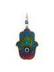 Wood Hamsa Wall Hanging for Protection from Evil Ey... | Wall Hangings