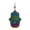 Wood Hamsa Wall Hanging for Protection from Evil Ey... | Wall Hangings