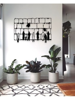 Custom Sizes Metal Western Wall Kotel Wall Hanging , Yigal Natani , Is