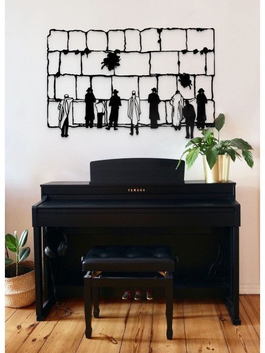 Custom Sizes Metal Western Wall Kotel Wall Hanging , Yigal Natani , Is