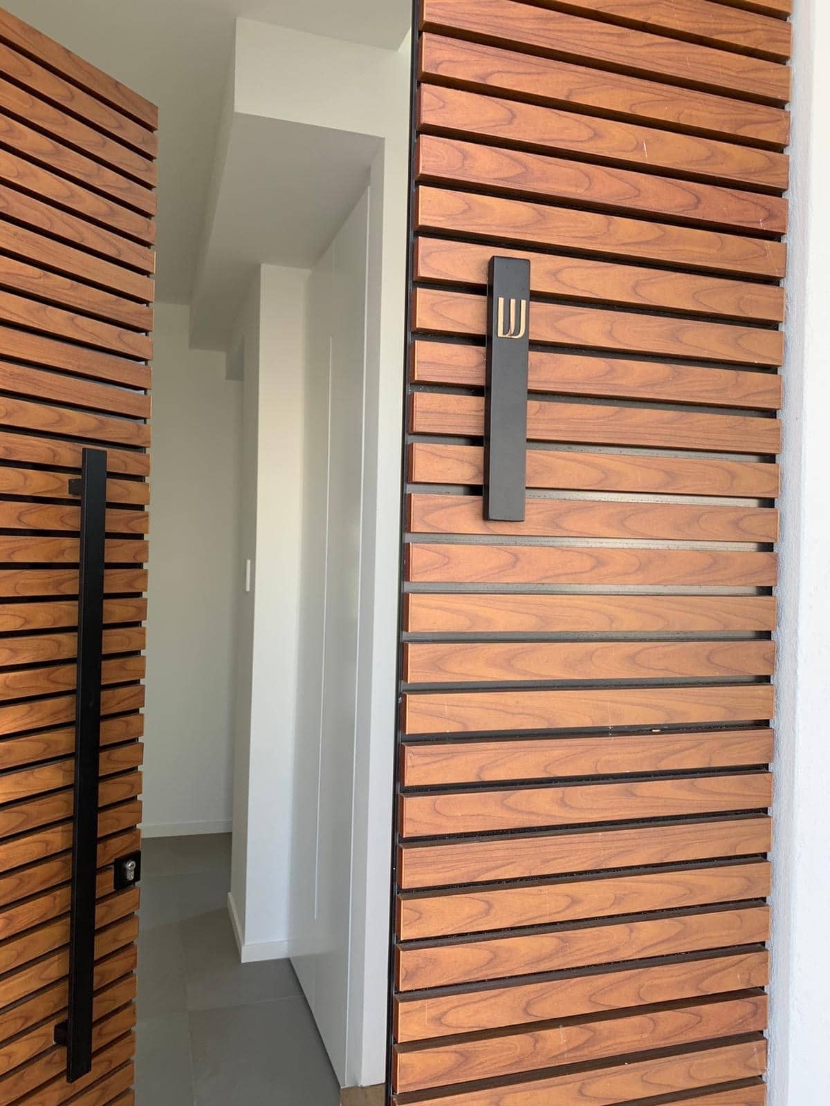 Modern Minimalist Concrete Mezuzah Case , Large Mezuzahs , Israeli Jud