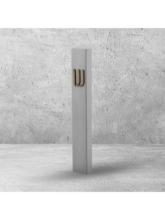 Étui Mezuzah en béton minimaliste moderne, grandes Mezuzahs, Jud israélien
