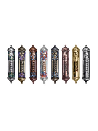 Étui Sefer Torah Mezuzah fait à la main, grandes Mezuzahs, Judaica israélien
