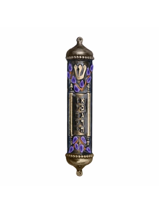 Handmade Sefer Torah Mezuzah Case , Large Mezuzahs , Israeli Judaica