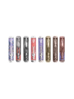 Harps Mezuzah Case , Large Mezuzahs , Israeli Judaica