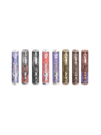Harps Mezuzah Case , Large Mezuzahs , Israeli Judaica
