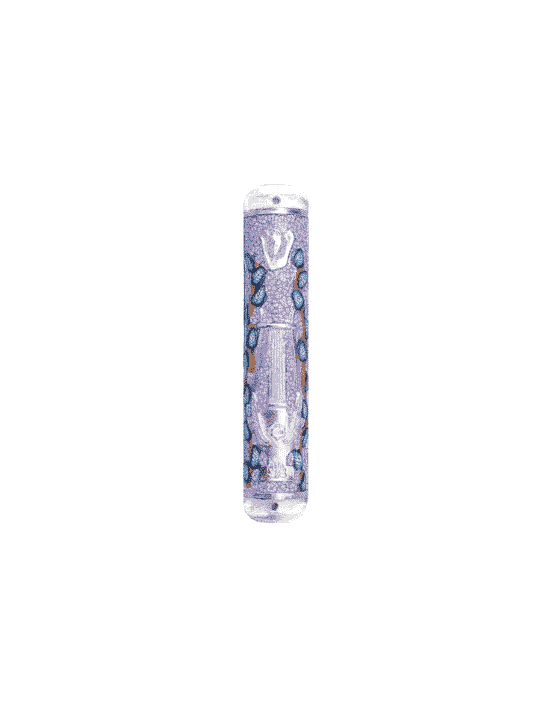 Harps Mezuzah Case , Large Mezuzahs , Israeli Judaica