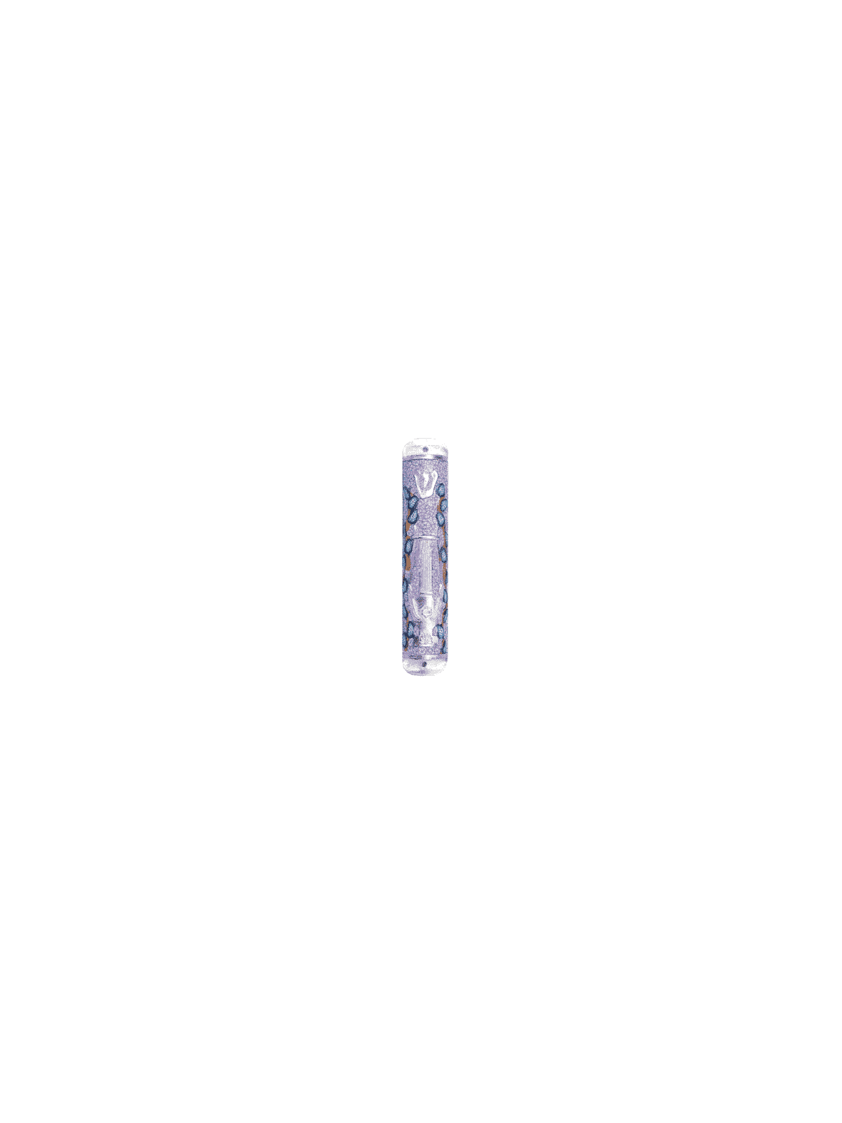 Harps Mezuzah Case , Large Mezuzahs , Israeli Judaica