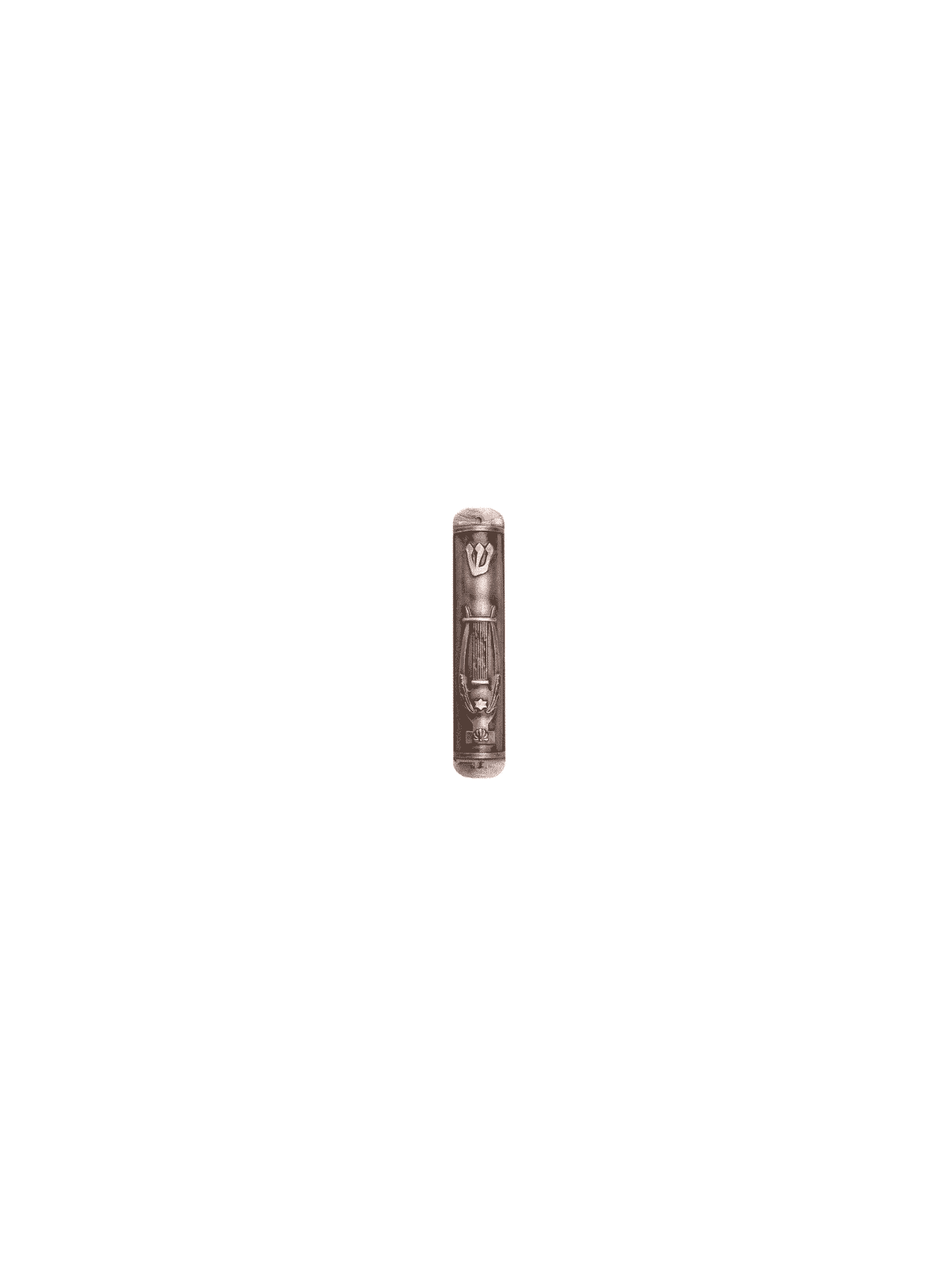 Harpes Mezuzah Case , Grandes Mezuzahs , Judaica Israélien
