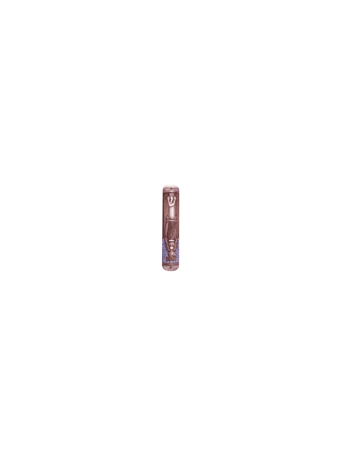 Harpes Mezuzah Case , Grandes Mezuzahs , Judaica Israélien