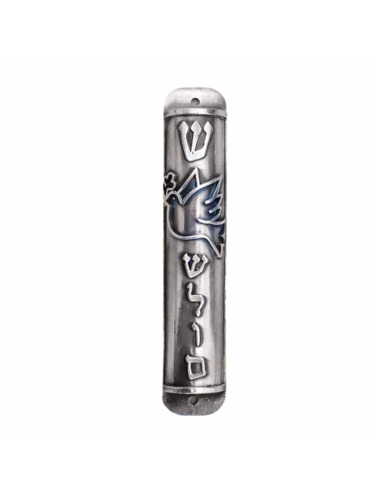 Peace Dove Superbe étui Mezuzah , Grandes Mezuzahs , Judaica Israélien