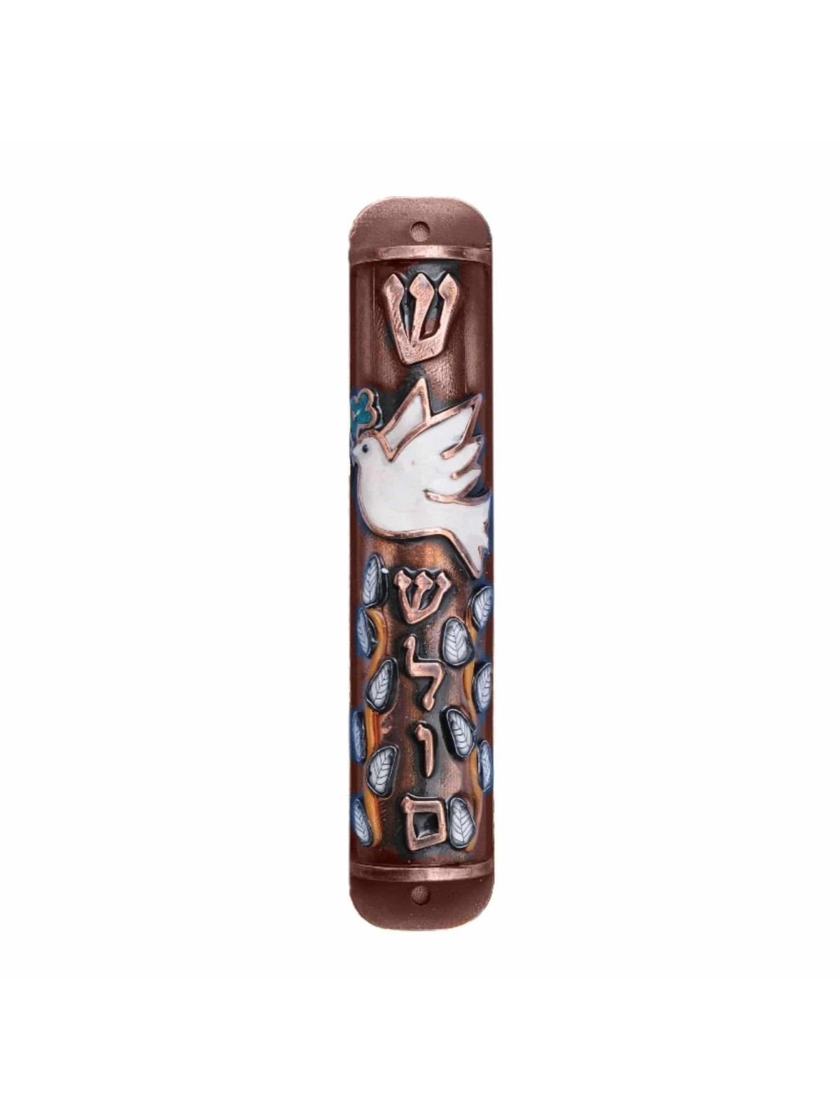Peace Dove Stunning Mezuzah Case , Large Mezuzahs , Israeli Judaica