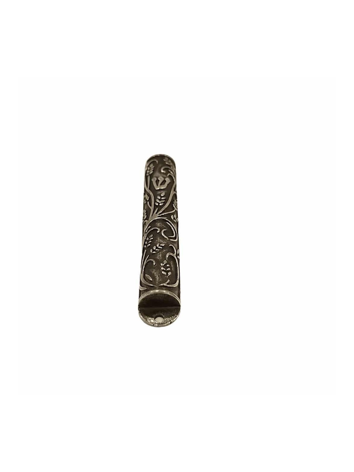 Petit étui Mezuzah en fer avec motif champs d'orge, Avi Nadav Mezuzah