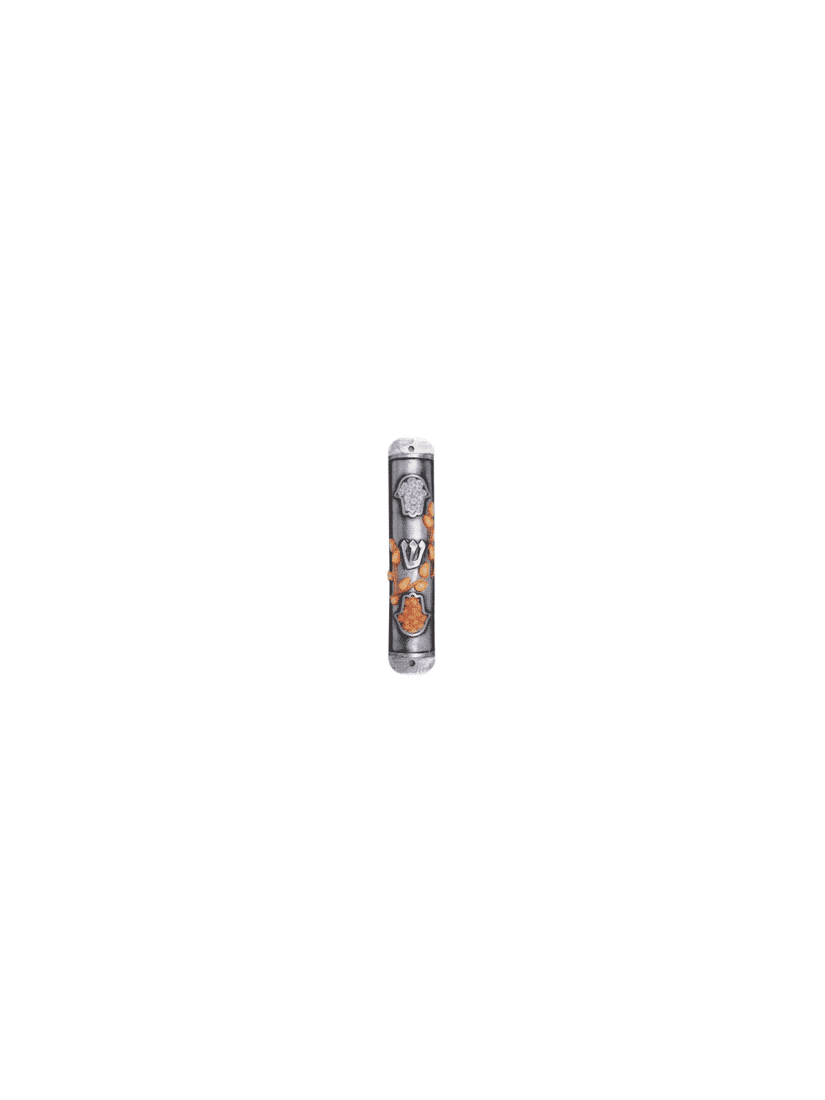 Colorful Hamsa Mezuzah Case , Large Mezuzahs , Israeli Judaica