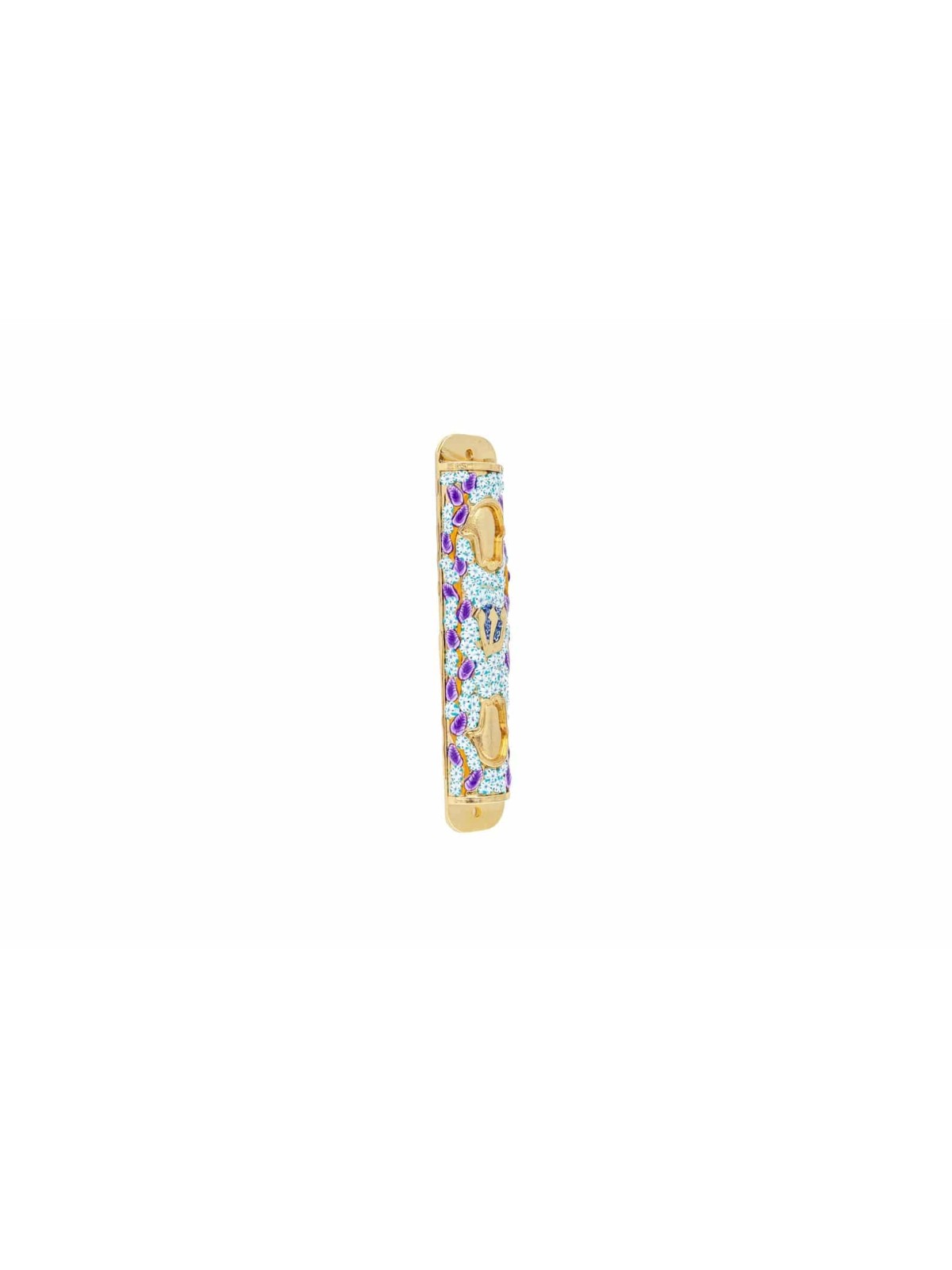 Étui coloré Hamsa Mezuzah , Grandes Mezuzahs , Judaica israélien