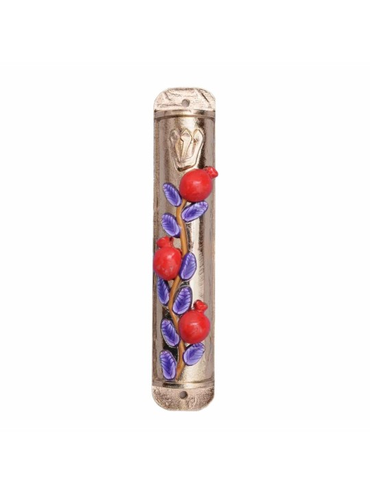 Étui Mezuzah à la Grenade , Grandes Mezuzahs , Judaica Israélien
