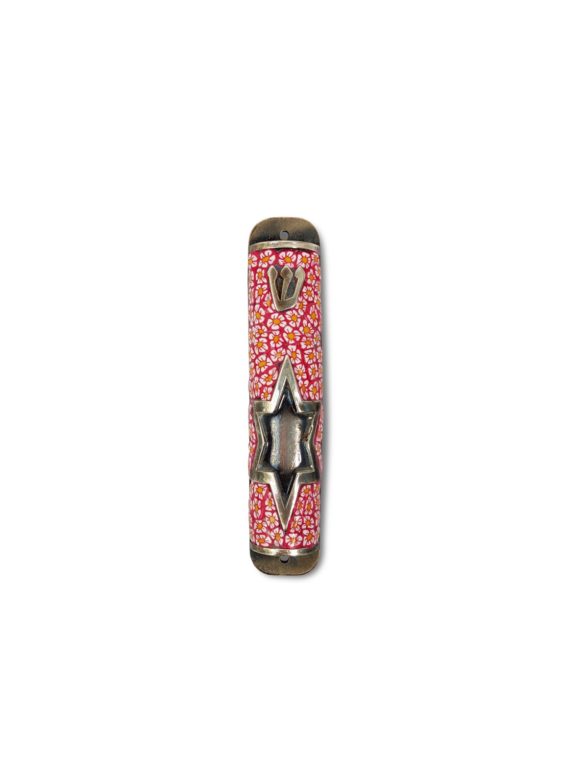 Étui Mezuzah couleur or étoile de David, mezouzas pour enfants, israélien