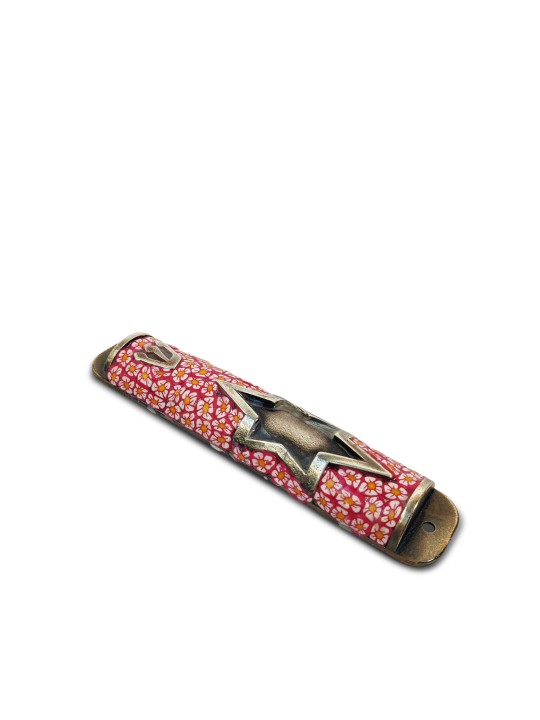 Star of David Gold Color Mezuzah Case , Children's Mezuzahs , Israeli