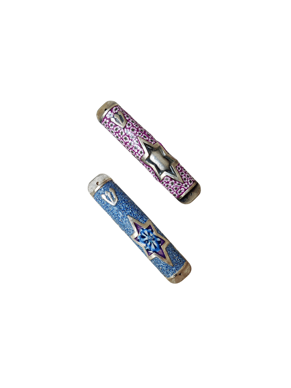 Étui Mezuzah couleur or étoile de David, mezouzas pour enfants, israélien