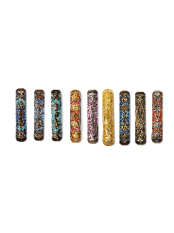 Étui Mezuzah à fleurs colorées, Mezuzahs pour enfants, Judaica israélien