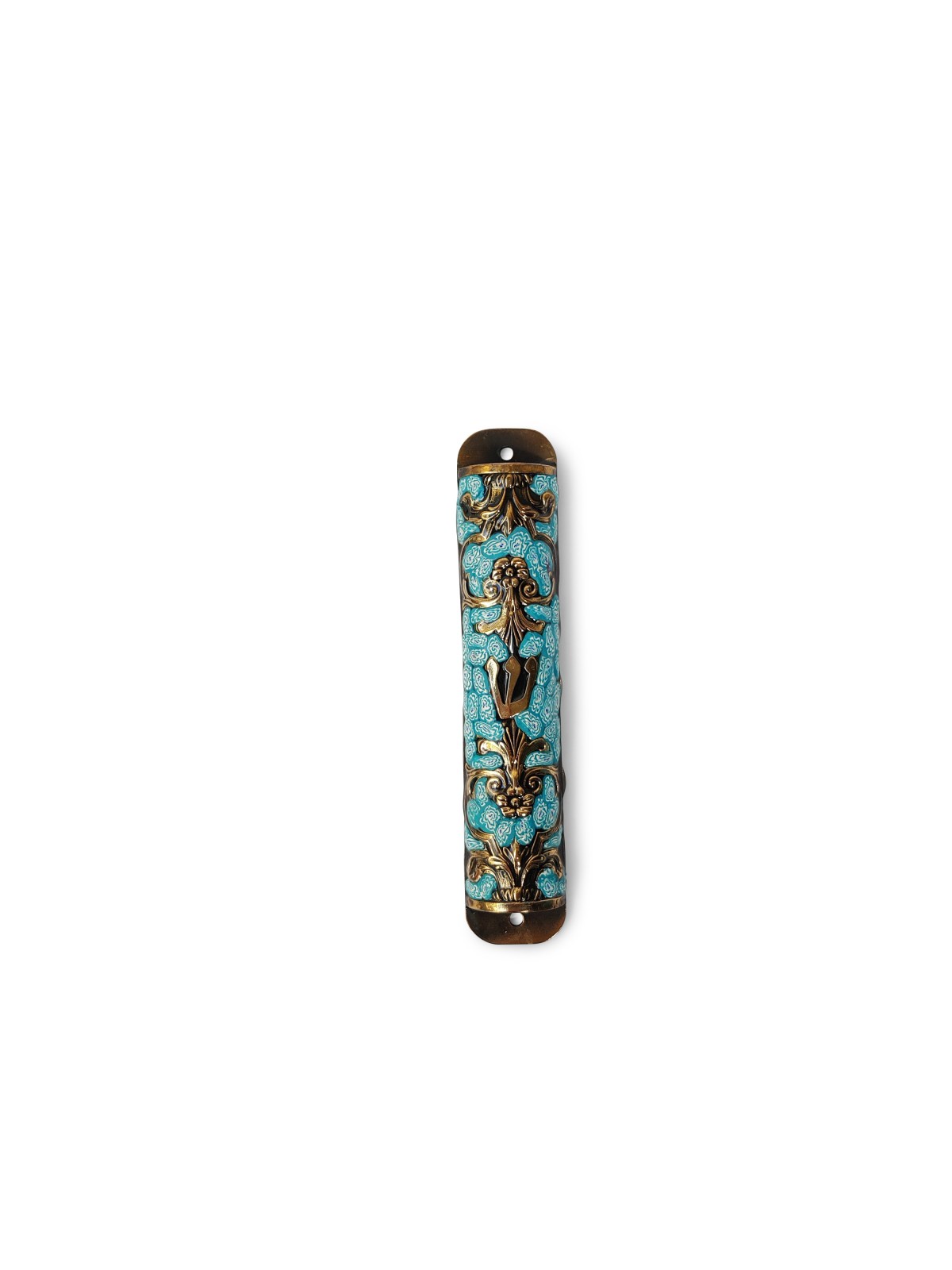 Étui Mezuzah à fleurs colorées, Mezuzahs pour enfants, Judaica israélien