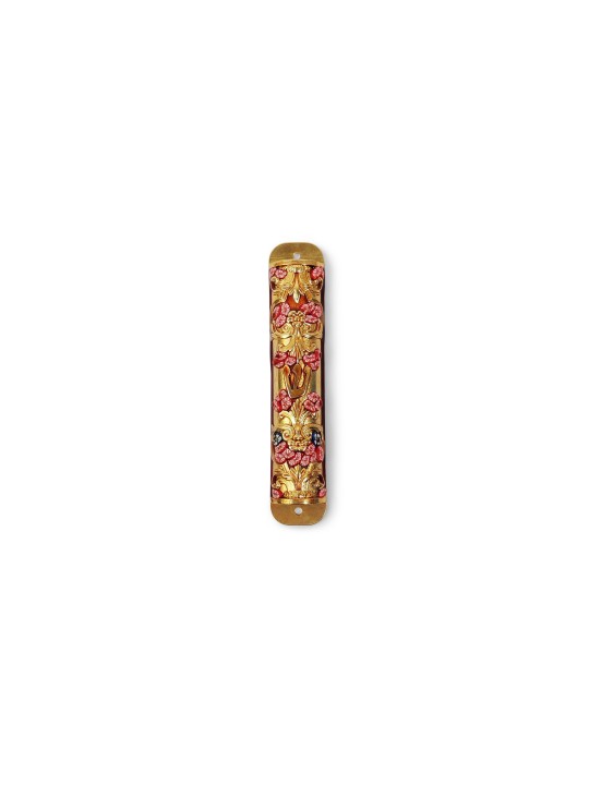 Étui Mezuzah à fleurs colorées, Mezuzahs pour enfants, Judaica israélien