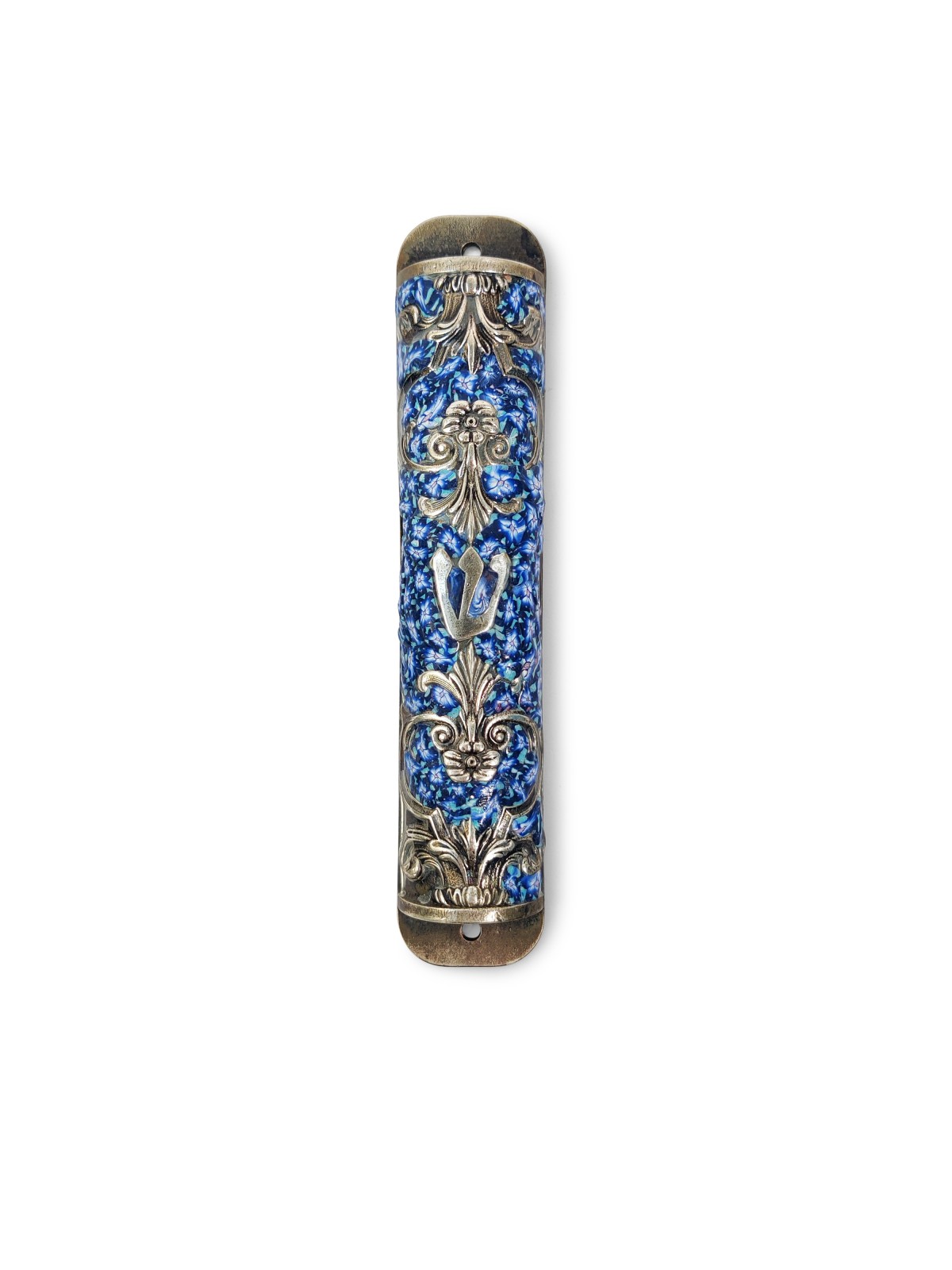 Étui Mezuzah à fleurs colorées, Mezuzahs pour enfants, Judaica israélien