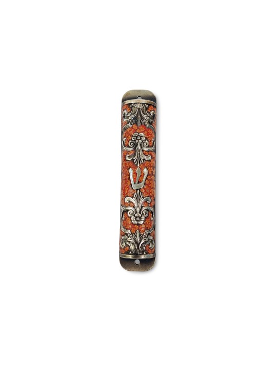 Étui Mezuzah à fleurs colorées, Mezuzahs pour enfants, Judaica israélien