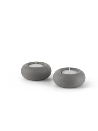Bougeoirs en béton ronds classiques, cadeaux de mariage juifs, israéliens