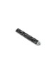 Black and Shiny Mezuzah Case Silver Look , Avi Nadav Mezuzah Cases , I